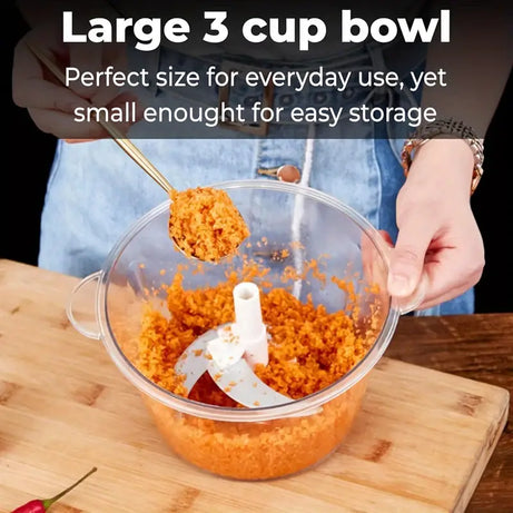 Multi-Functional Hand Press Manual Plastic Chopper 2L